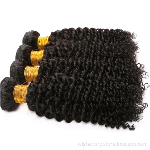 Wholesale 100% virgin hair products for black women, full cuticle indian human kinky curly virgin hair